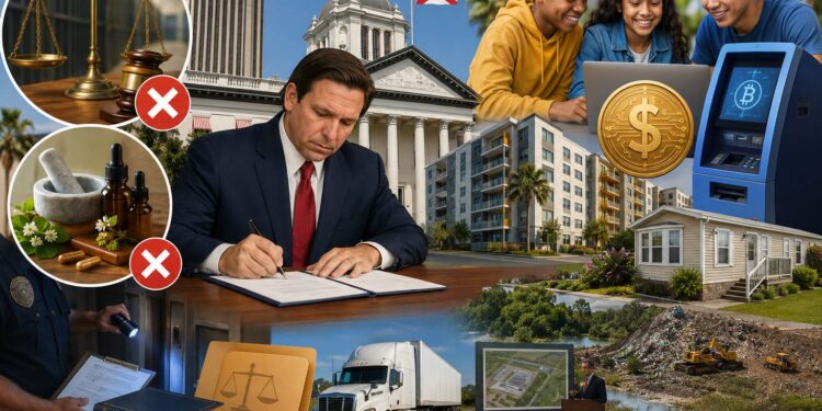 DeSantis firma nuevas leyes en Florida; varias entrarán en vigor el 1 de julio