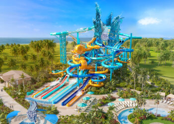 Norwegian Cruise Line revela la fecha de apertura de Great Tides Waterpark, el ambicioso parque acuático que transformará su isla privada en Las Bahamas