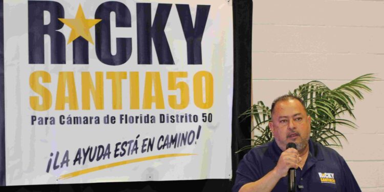 Ricky Santiago: inmigración, veteranos y servicio comunitario marcan su campaña por el Distrito 50